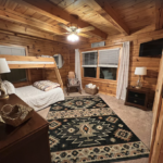 Bedroom on Main Floor with Bunk Beds