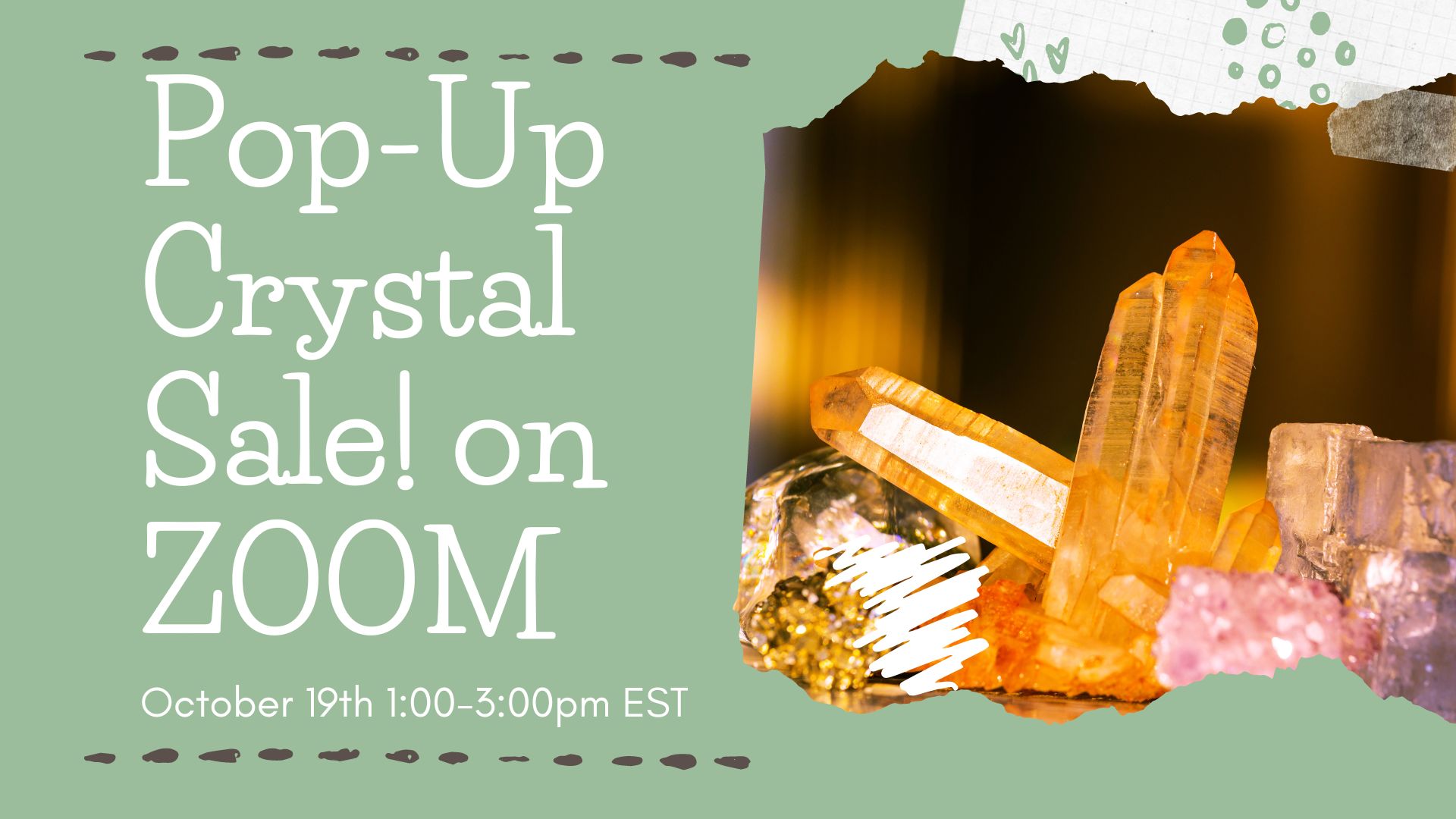 Pop-Up Crystal Sale!