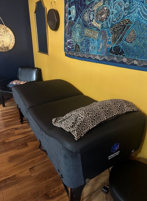 VibraAcoustic Table Sessions at Crystal Music Healing