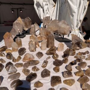 2026 Crystal Fair in Southington, CT featuring Lemurian seed crystals from Brasil