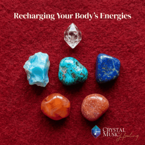 Recharging your Body’s Energies gemstone layout for healing