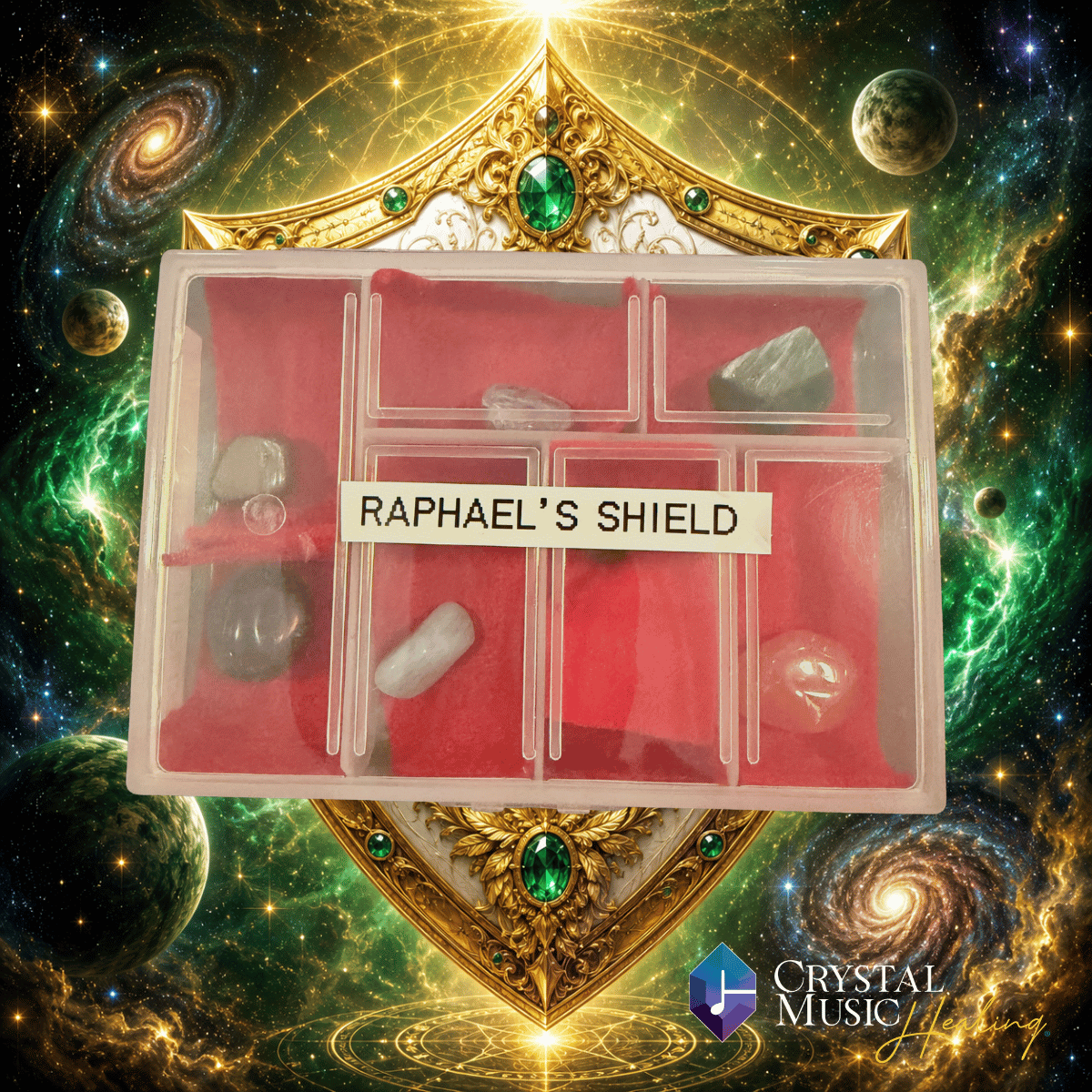 Archangel Raphael’s Shield Gemstone Layout Kit