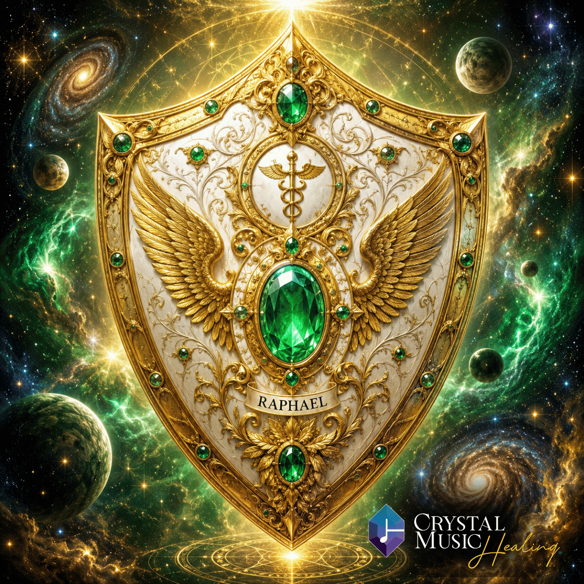 Archangel Raphael’s Shield Gemstone Layout Kit