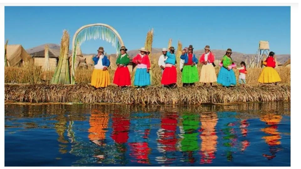 Incans at the site of Lake Titicaca
Puno