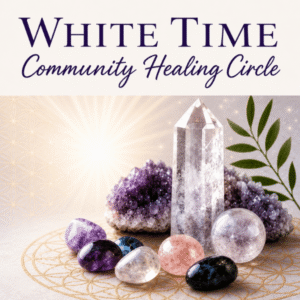 White Time Community Healing Circle event with Bradford Tilden
